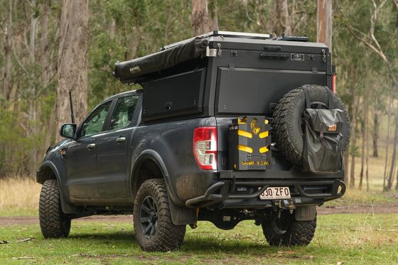 TOYOTA TRUCK Ute Silverado Hard Camper Alucab Pickup Tacoma Camper Top com rack