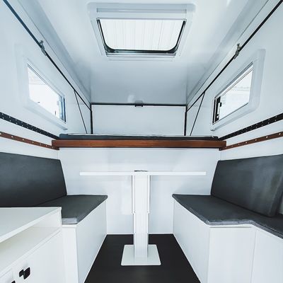 Estrutura em alumínio Stadard Camper Top com rack para F150 Hard Camper Shell Pickup