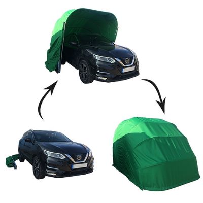 Logotipo personalizado OEM Auto Garagem Móvel Porta Vertical dobrável Anti-Exposição para S/M/L/XL