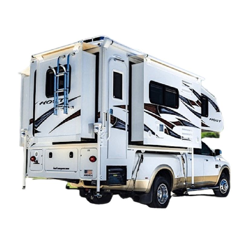 Estrutura em alumínio Stadard Camper Top com rack para F150 Hard Camper Shell Pickup