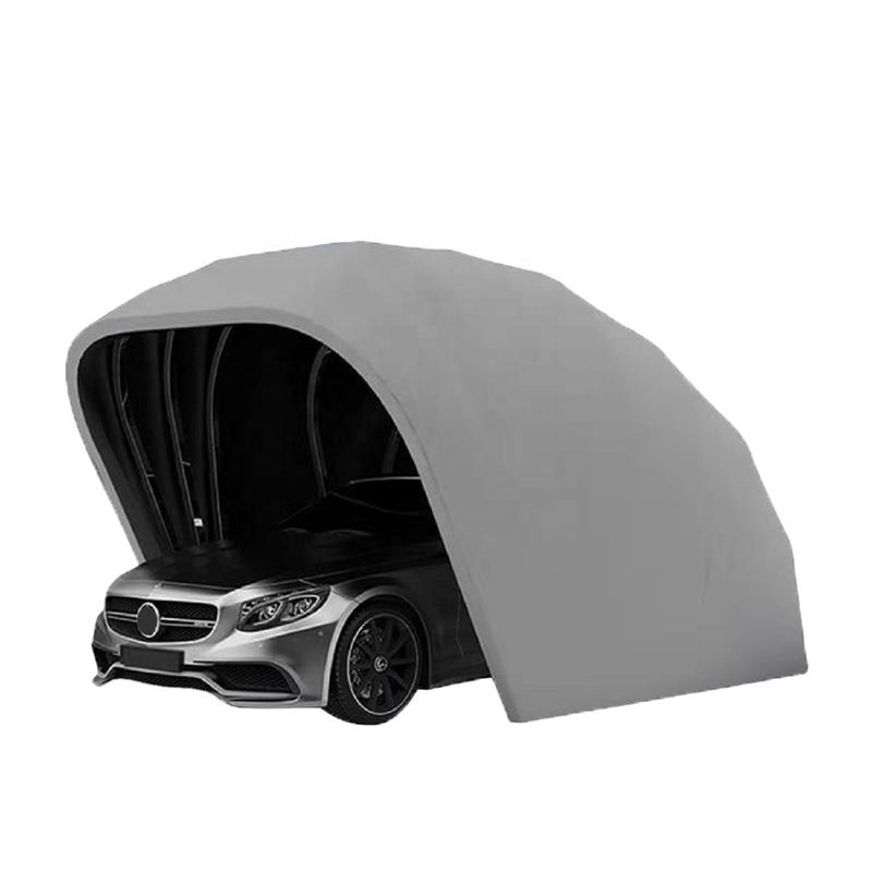 2024 Garagem de carro dobrável de luxo com cor cinzenta e material de alumínio durável
